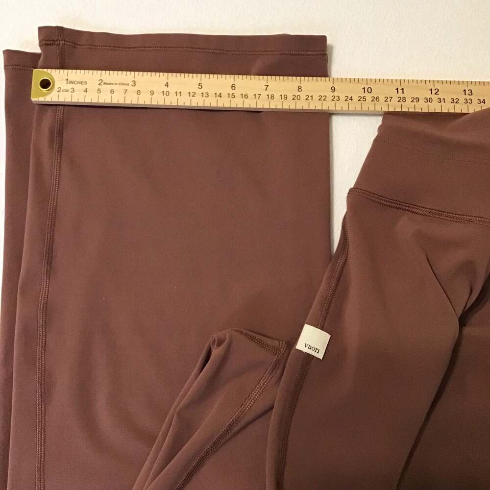 Vuori Daily Wide Leg Pant Size Small Chestnut Brown Active - Picture 8 of 11